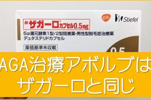 AGA治療薬アボルブはザガーロと同じ