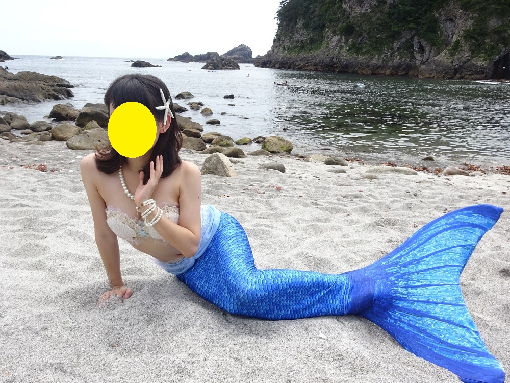夏だ 海だ 人魚姫になろう マーメイドテールが楽しい ほしみみblog