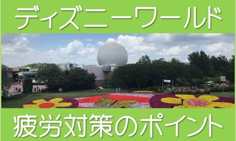 WDWの疲労対策について